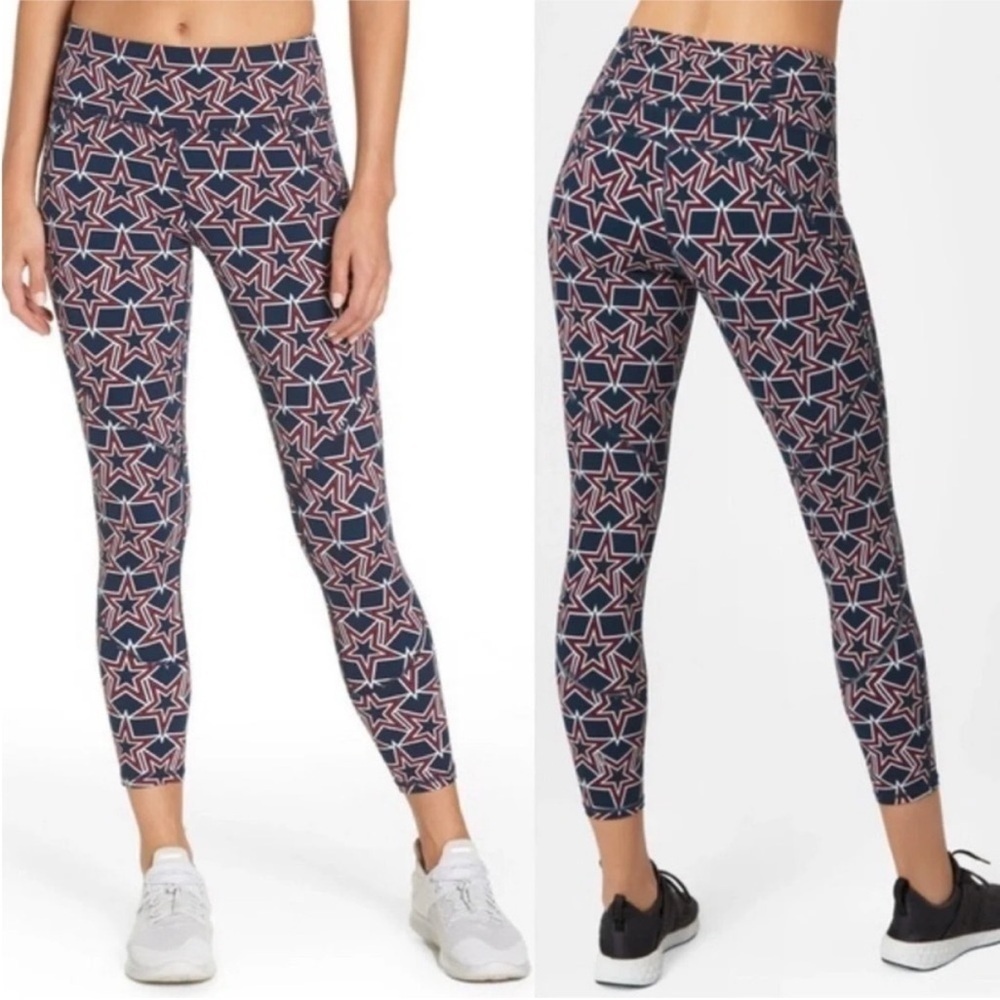 NWOT Sweaty Betty The Power 7/8 Graphic Star Legging Activewear Casual Women XXS